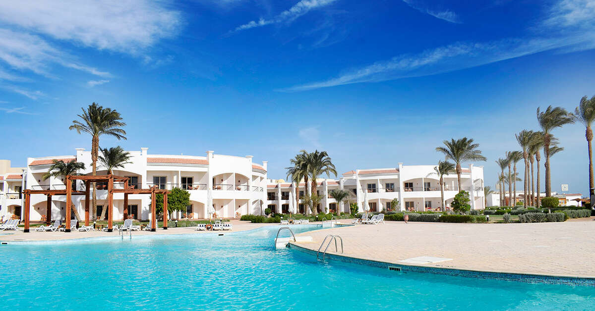 Ein Foto von einer Übersicht des Sunrise Alma Bay Resort