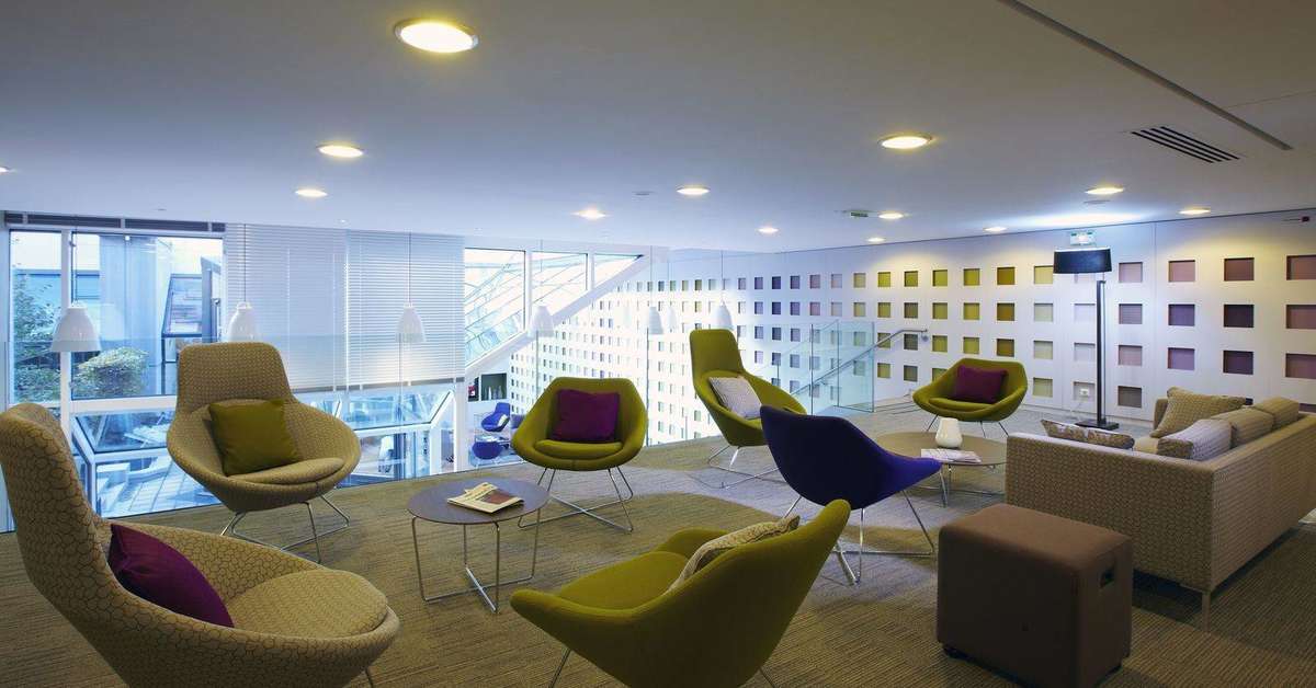 Een foto van het interieur van Citadines Les Halles