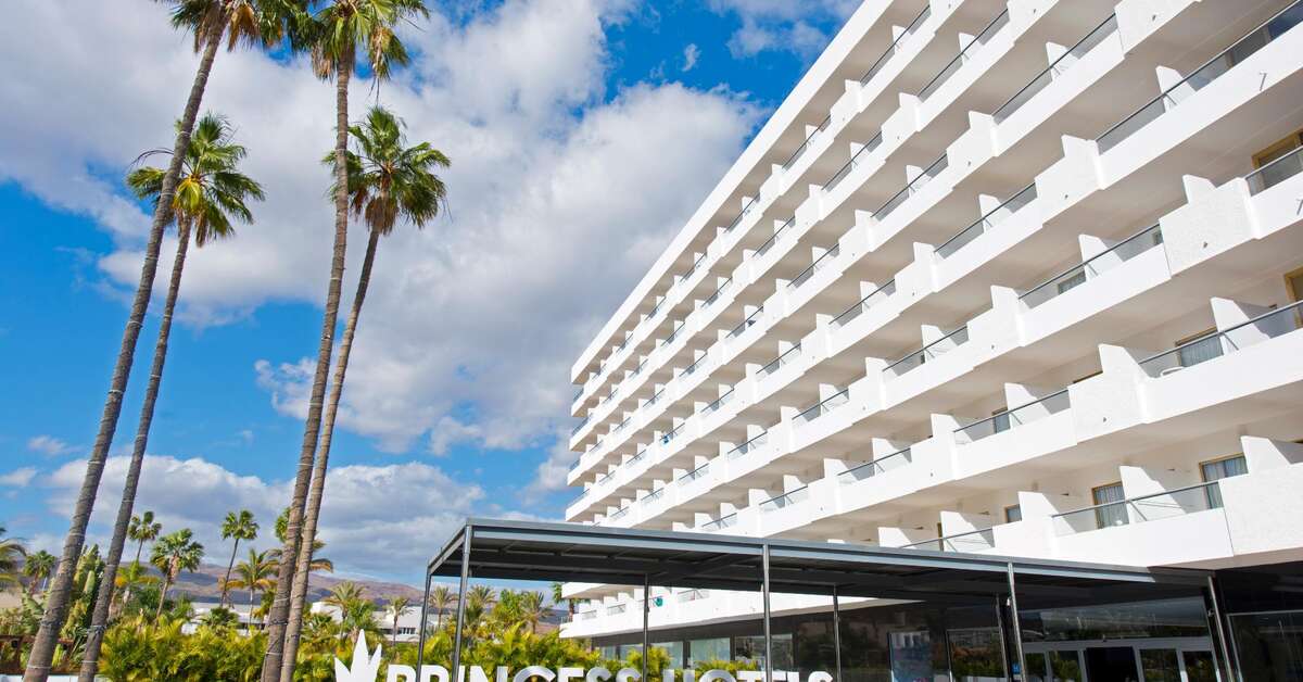 Ein Foto von der Außenansicht des Gran Canaria Princess
