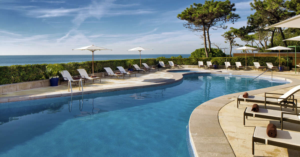 Een foto van het zwembad bij Hotel Senhora da Guia