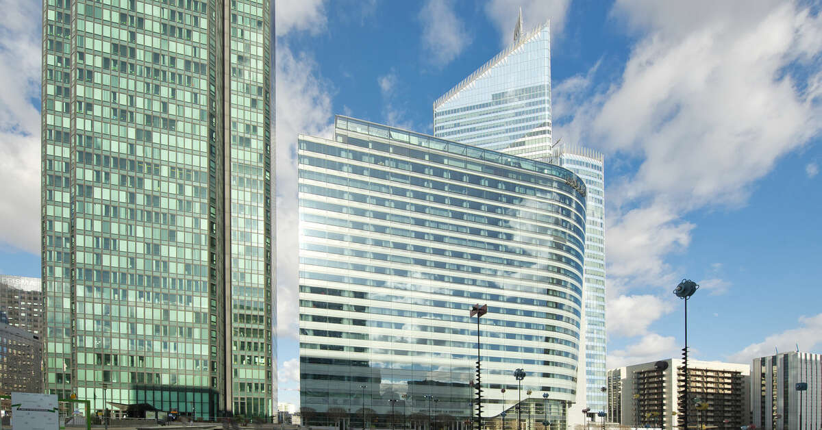 Ein Foto von der Außenansicht des Melia Paris La Defense