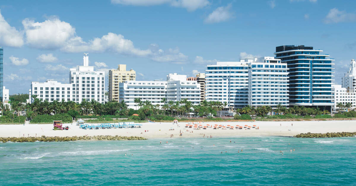 Een foto van het strand bij Riu Plaza Miami Beach