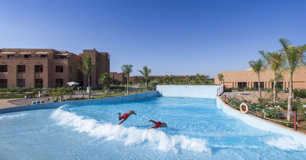 Een foto van het zwembad bij Aqua Mirage Marrakech