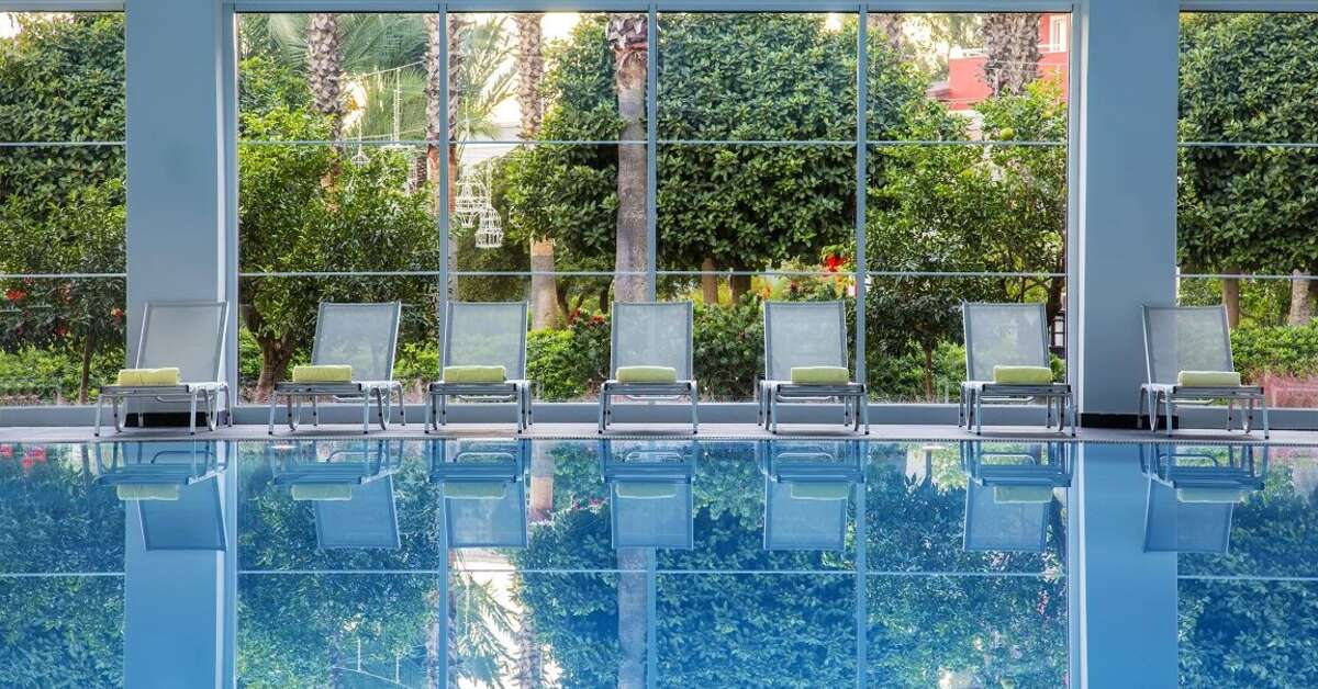 Een foto van het zwembad bij IC Hotels Santai Family Resort