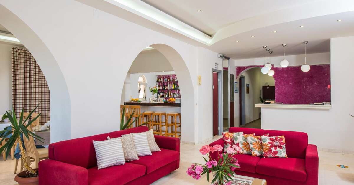 Een foto van het interieur van Hotel Smaragdine Beach