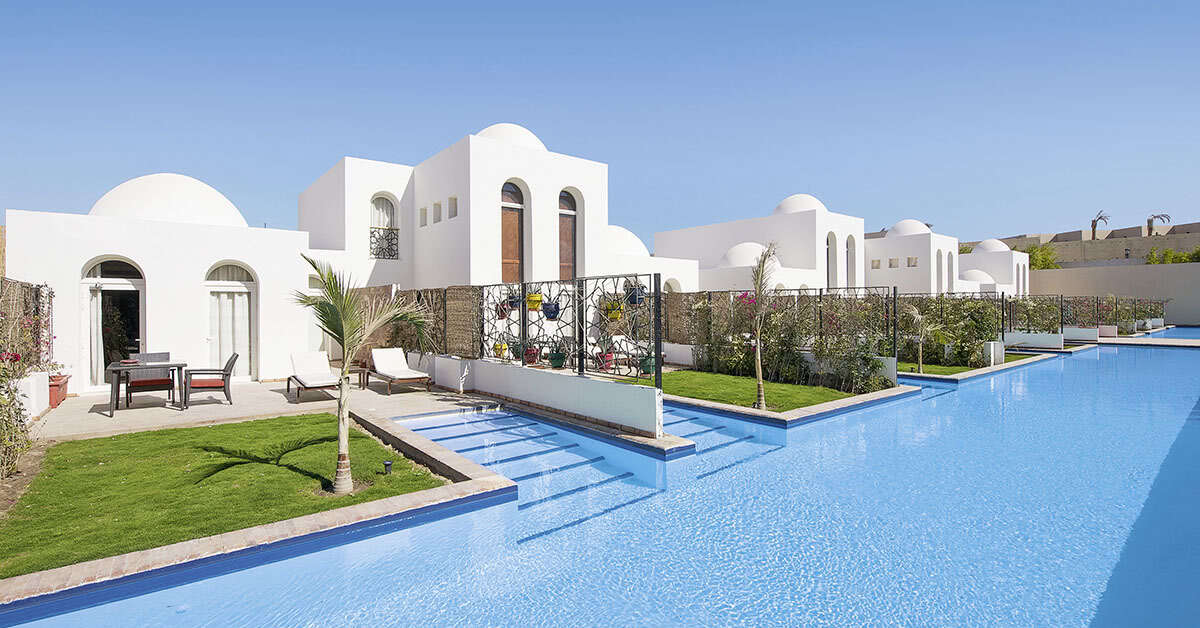 Een foto van het zwembad bij Fort Arabesque The Villas