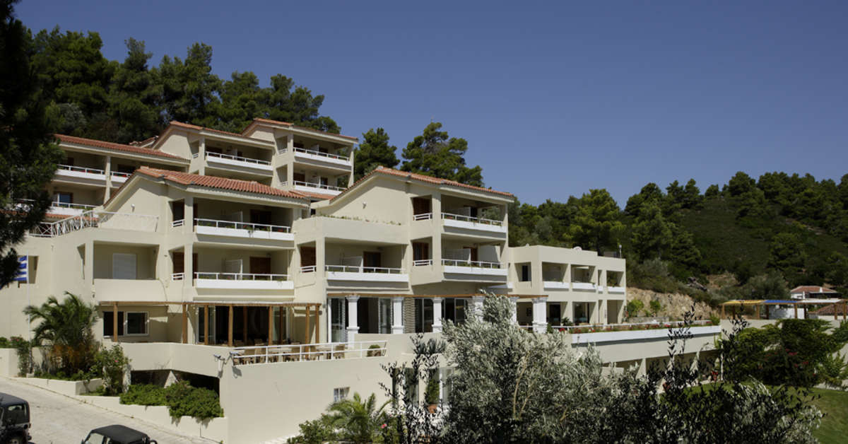 Ein Foto von der Außenansicht des Kanapitsa Mare Hotel & Spa