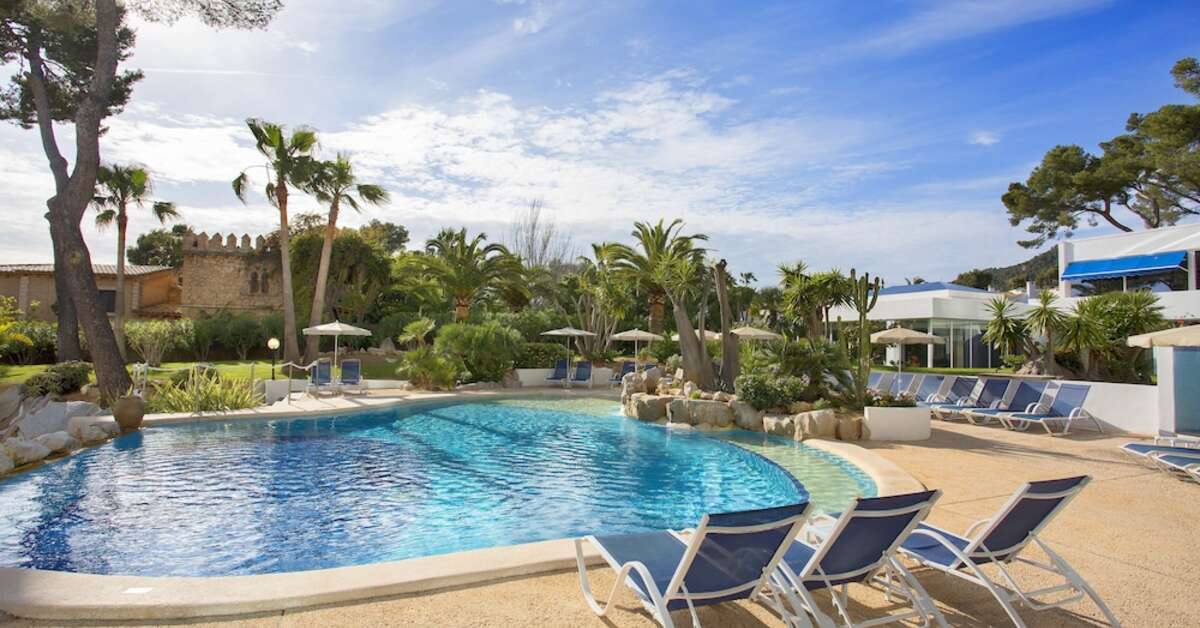 Ein Foto vom Pool im Hipotels Eurotel Punta Rotja Hotel