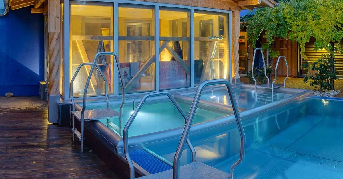 Een foto van het zwembad bij Hotel Am Bühl