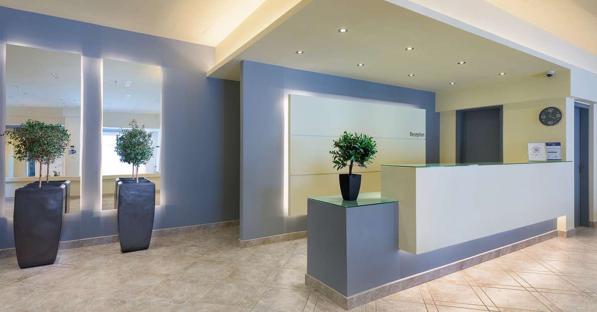 Een foto van het interieur van Sun Beach Resort