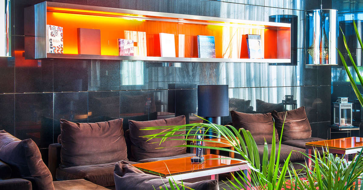Een foto van het interieur van Alexandre Hotel Fira Congress