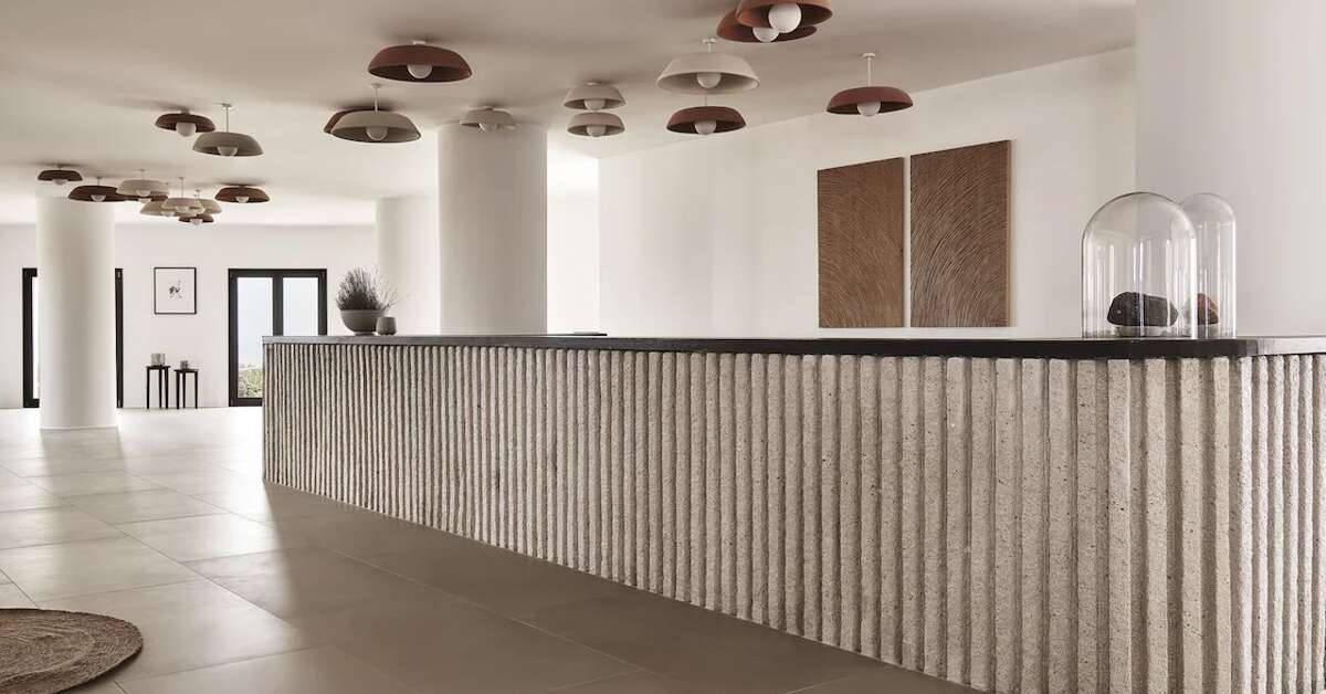 Een foto van het interieur van Orama Hotel & Spa