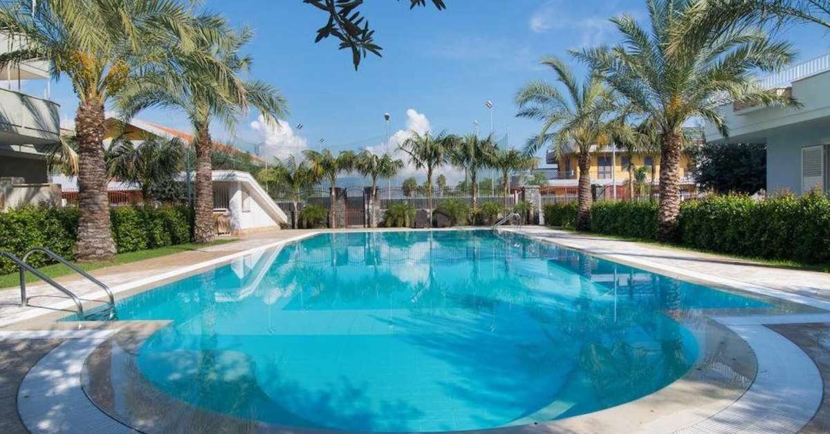 Een foto van het zwembad bij Villa Galati Resort