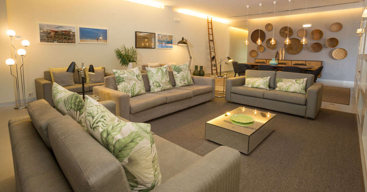 Een foto van het interieur van Ozadi Tavira Hotel