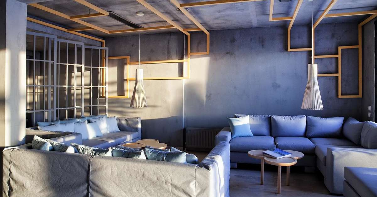 Een foto van het interieur van Rigas Boutique Hotel