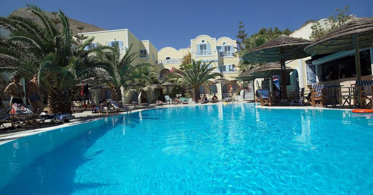 Een foto van het zwembad bij Hotel Zephyros