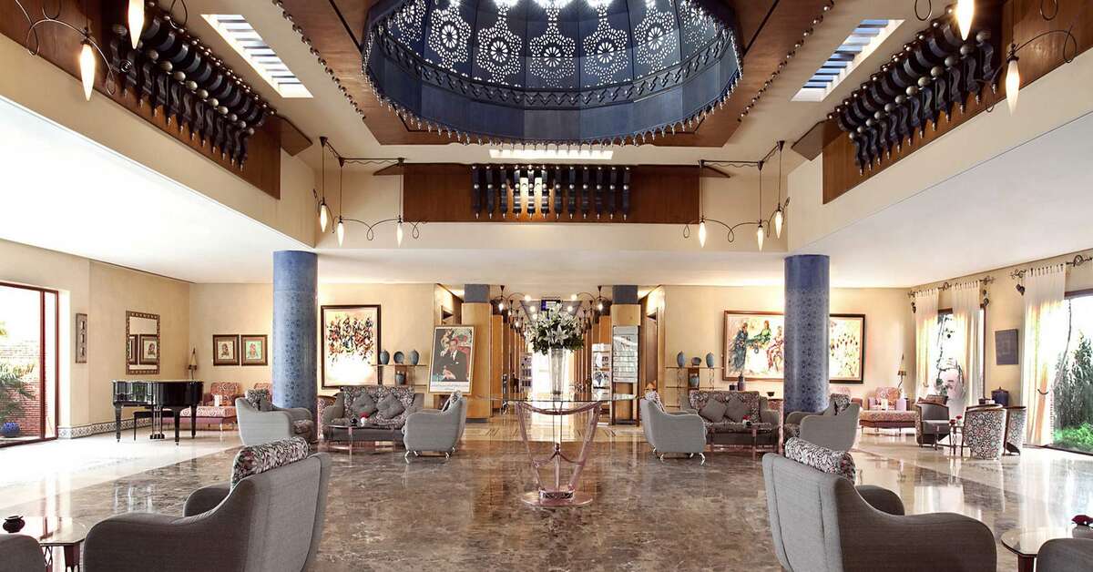 Een foto van het interieur van Le Meridien N’Fis