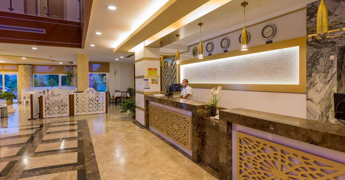 Een foto van het interieur van Holiday Garden Resort