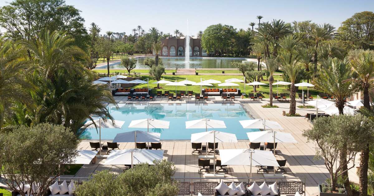 Een foto van een overzicht van Barcelo Palmeraie Oasis Resort