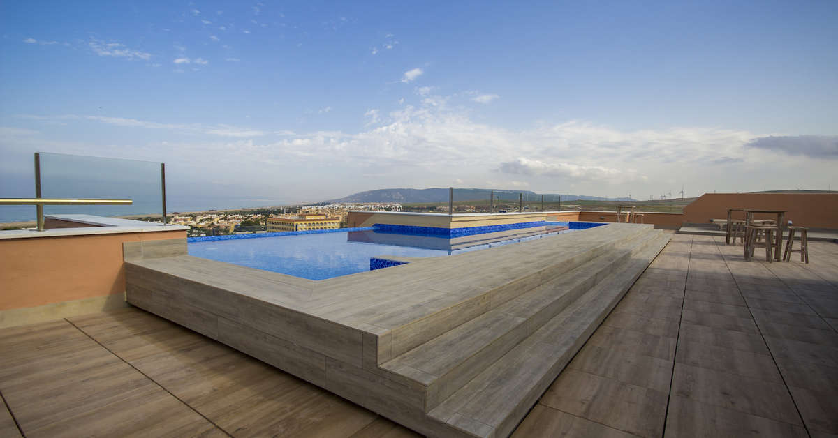 Een foto van het zwembad bij Hotel El Cortijo de Zahara