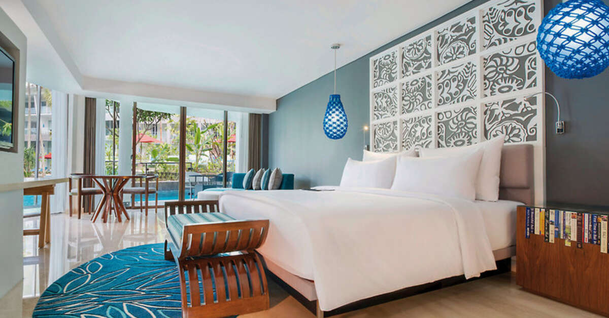 Een foto van een overzicht van Le Meridien Bali Jimbaran
