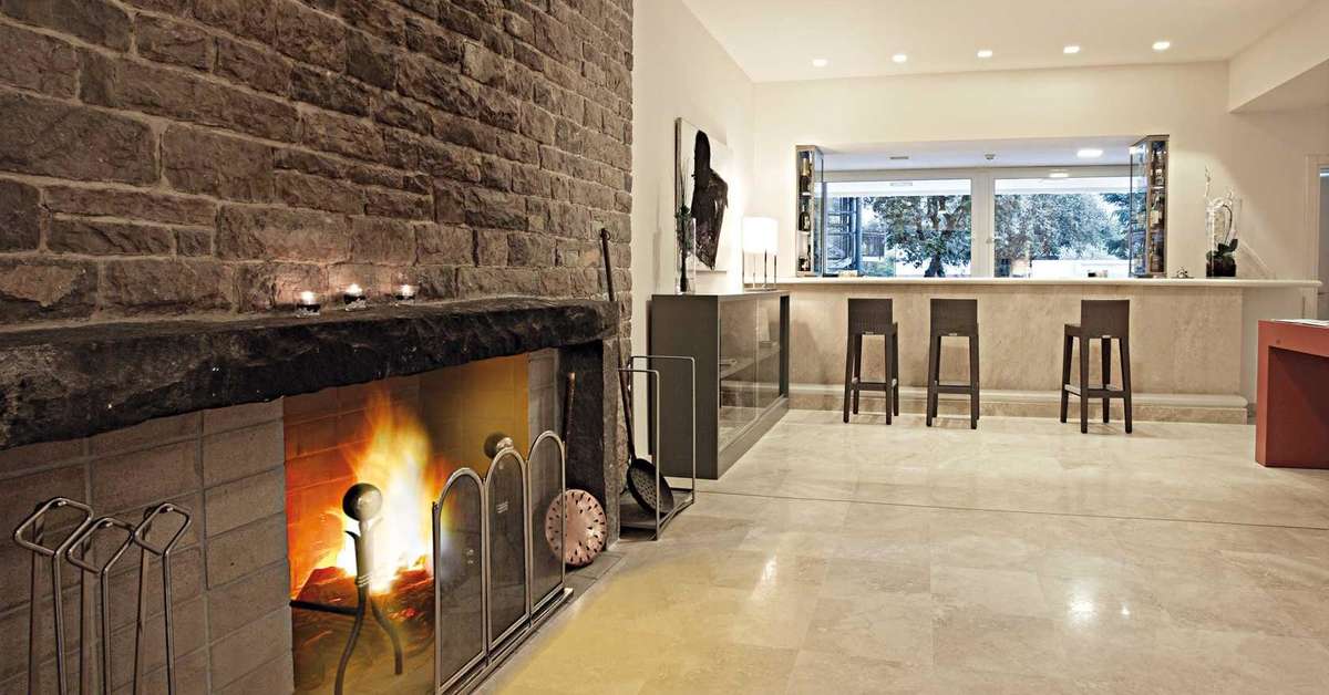 Een foto van het interieur van Grand Hotel Croce di Malta