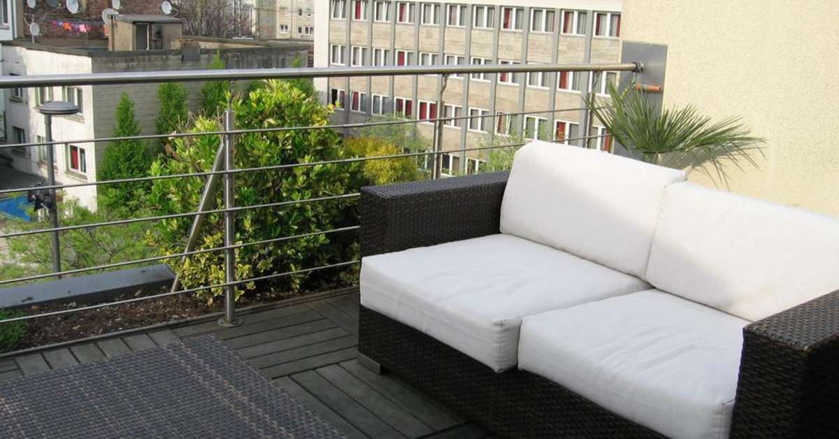 Een foto van het terras bij Classic Hotel Harmonie