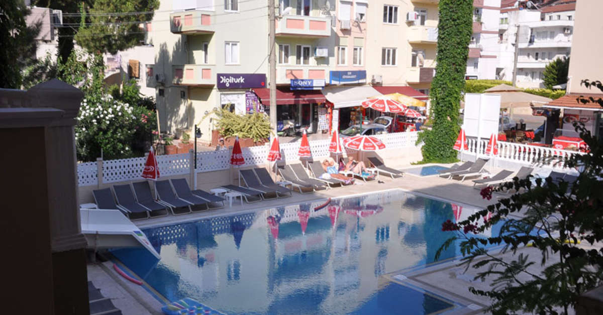 Ein Foto vom Pool im Isla Apart