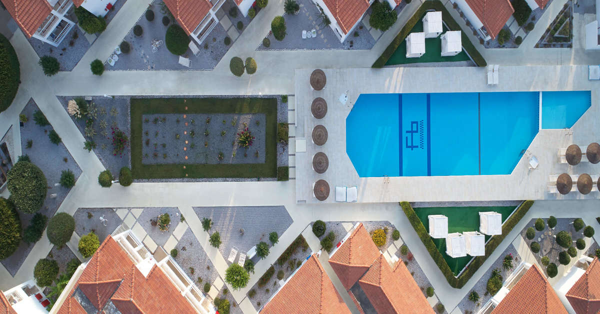 Een foto van het zwembad bij Fito Aqua Bleu Resort