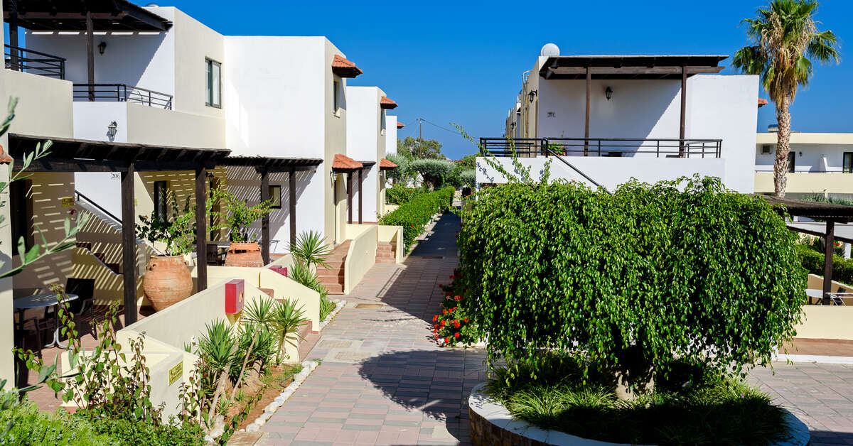 Een foto van de buitenkant van Pefkos Village Resort