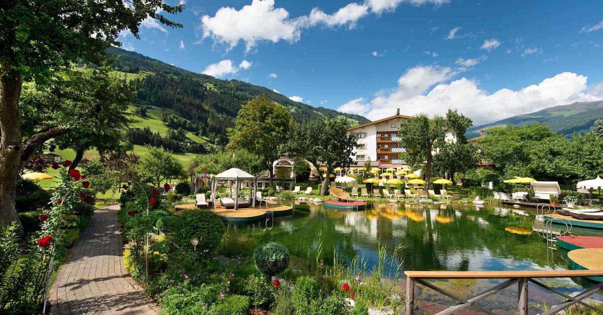 Ein Foto von der Außenansicht des Landgut Zapfenhof