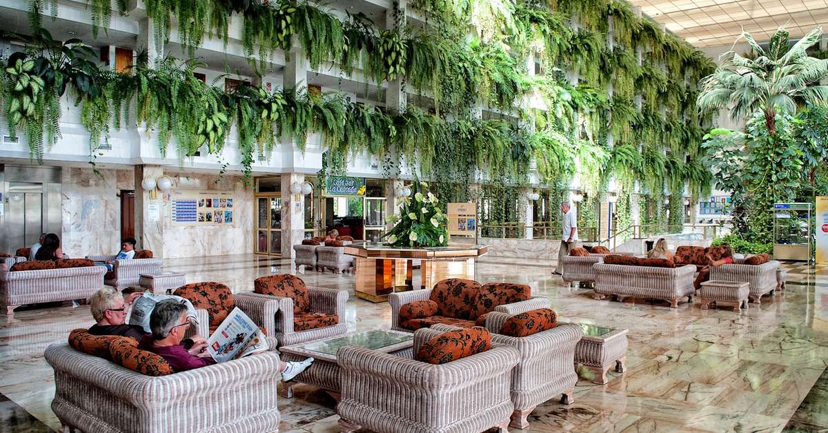 Ein Foto vom Innenbereich im Spring Hotel Vulcano