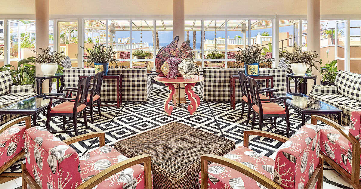 Een foto van het interieur van Sol Sun Beach