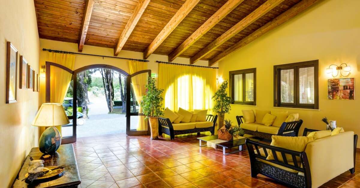 Een foto van het interieur van Pian Dei Mucini Resort
