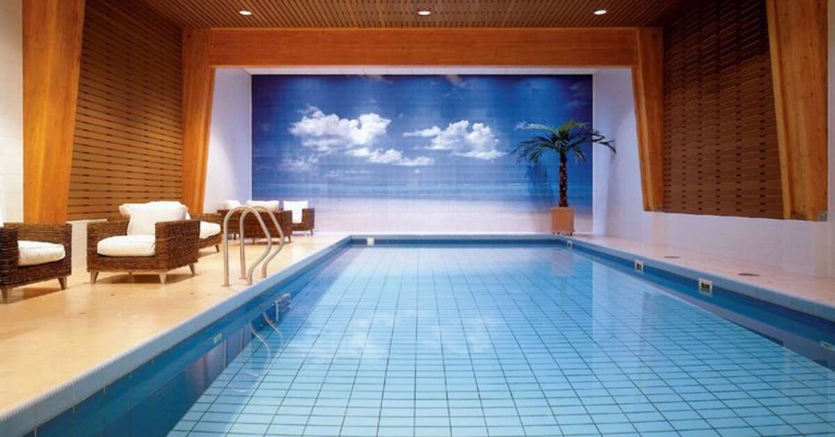 Een foto van het zwembad bij Fletcher Hotel Restaurant Sparrenhorst Veluwe