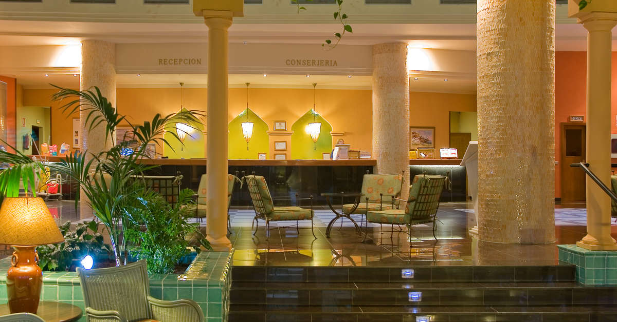 Een foto van het interieur van Playacanela Hotel