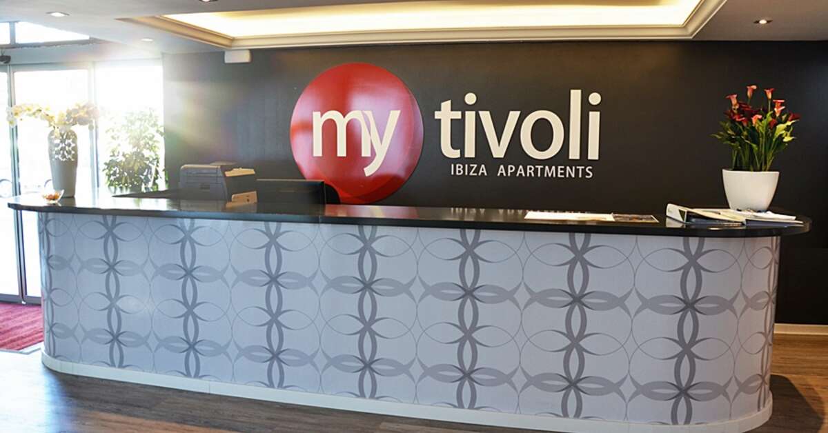 Een foto van het interieur van Appartementen Vibra Tivoli