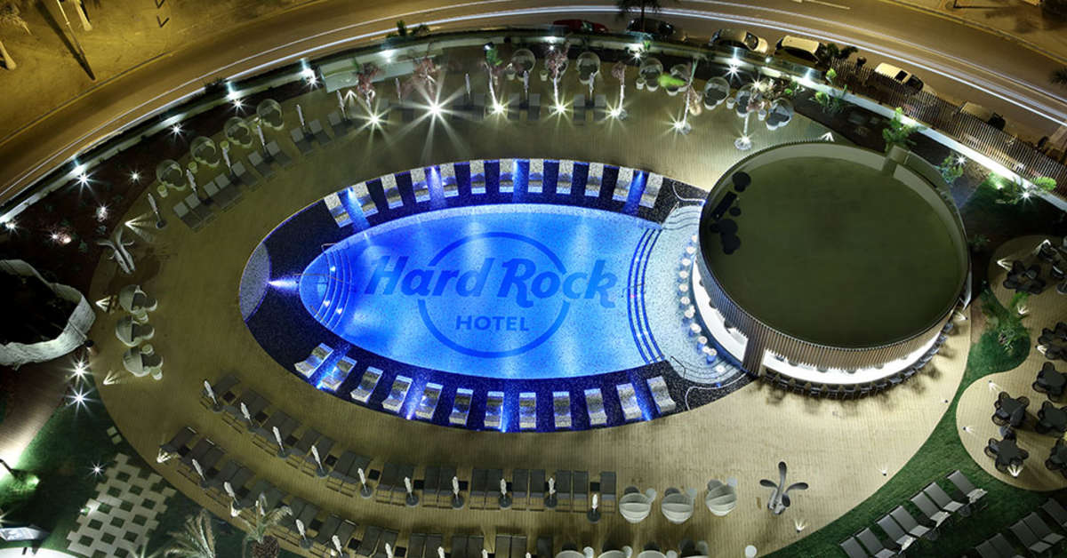 Een foto van de buitenkant van Hard Rock Hotel Tenerife