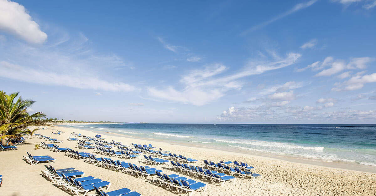Een foto van het strand bij Occidental Caribe