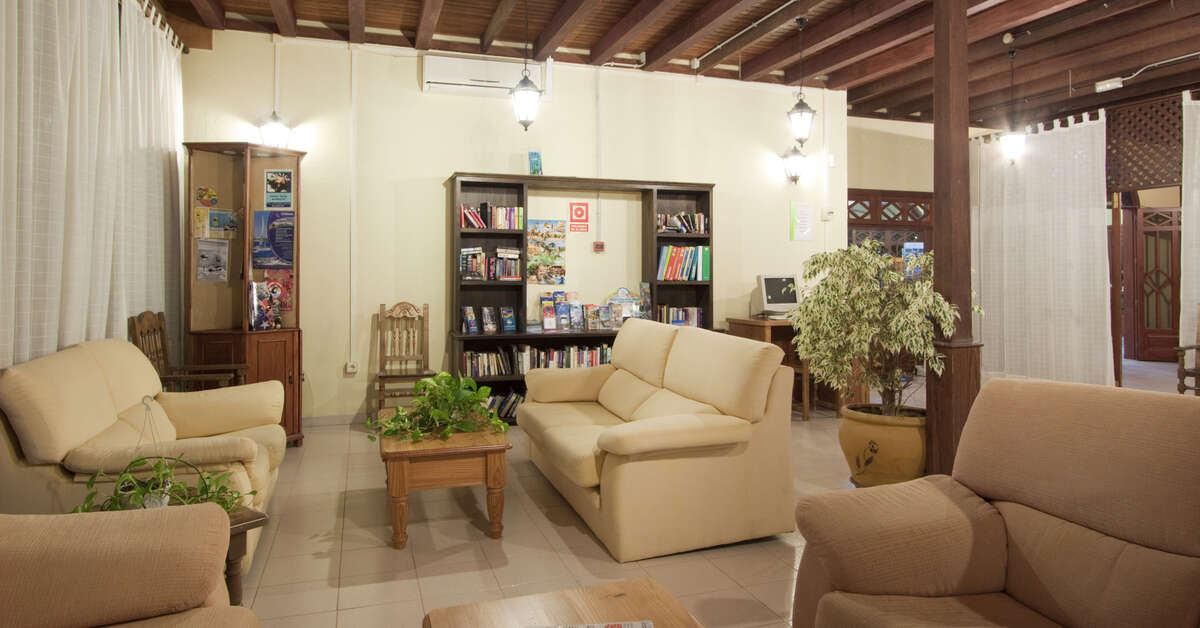 Een foto van het interieur van Bungalows Playa Limones