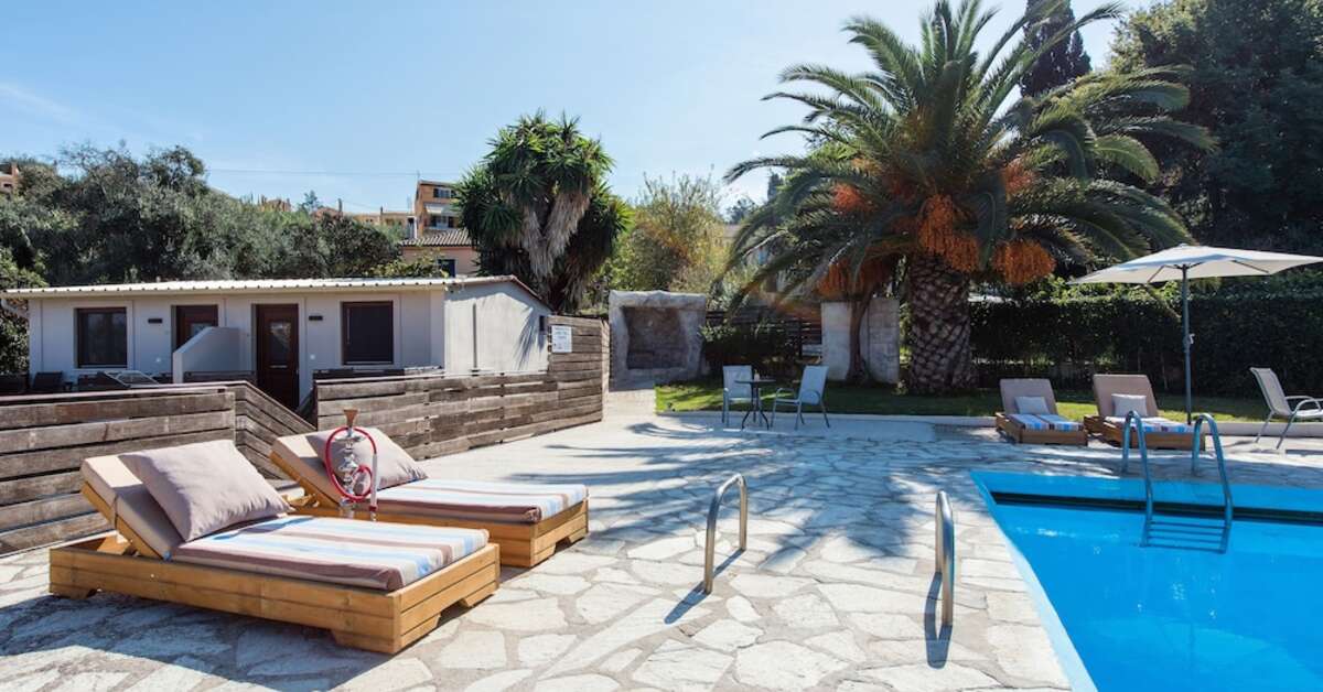 Een foto van het zwembad bij Hotel Anita Corfu
