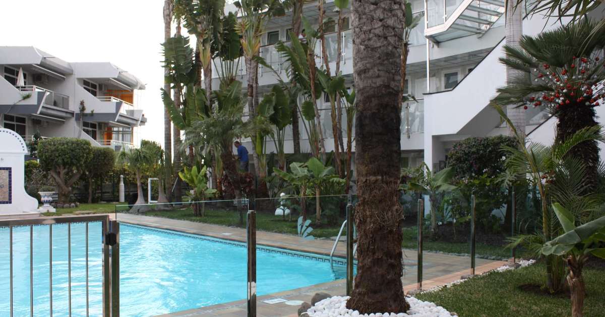 Een foto van het zwembad bij Appartementen Taboga