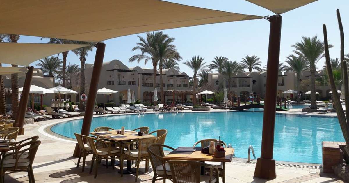 Ein Foto vom Pool im Iberotel Makadi Beach