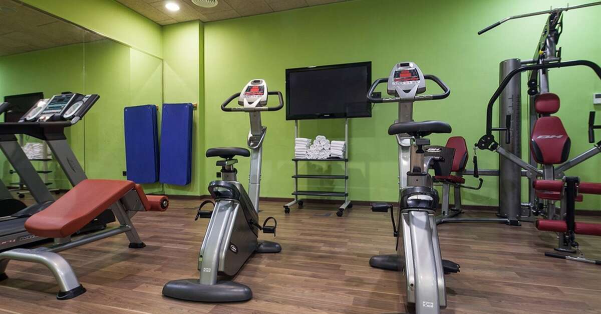 Een foto van de faciliteiten bij Hotel 4 Barcelona