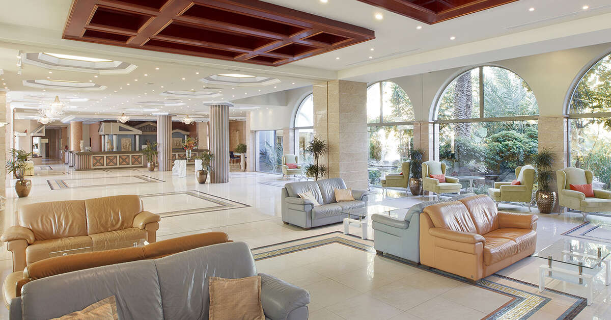 Een foto van het interieur van Atrium Palace Thalasso Spa Resort & Villas