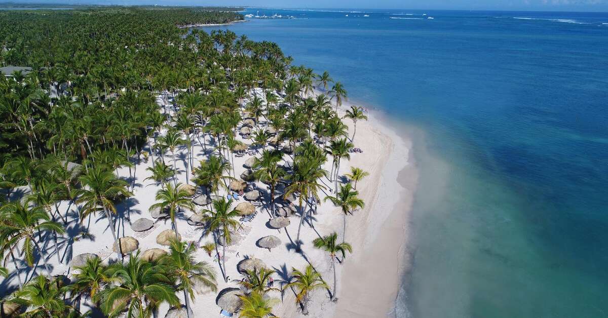 Ein Foto vom Strand beim Catalonia Punta Cana