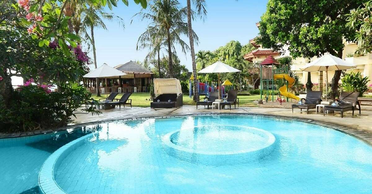 Een foto van het zwembad bij Grand Mirage Resort & Thalasso Bali