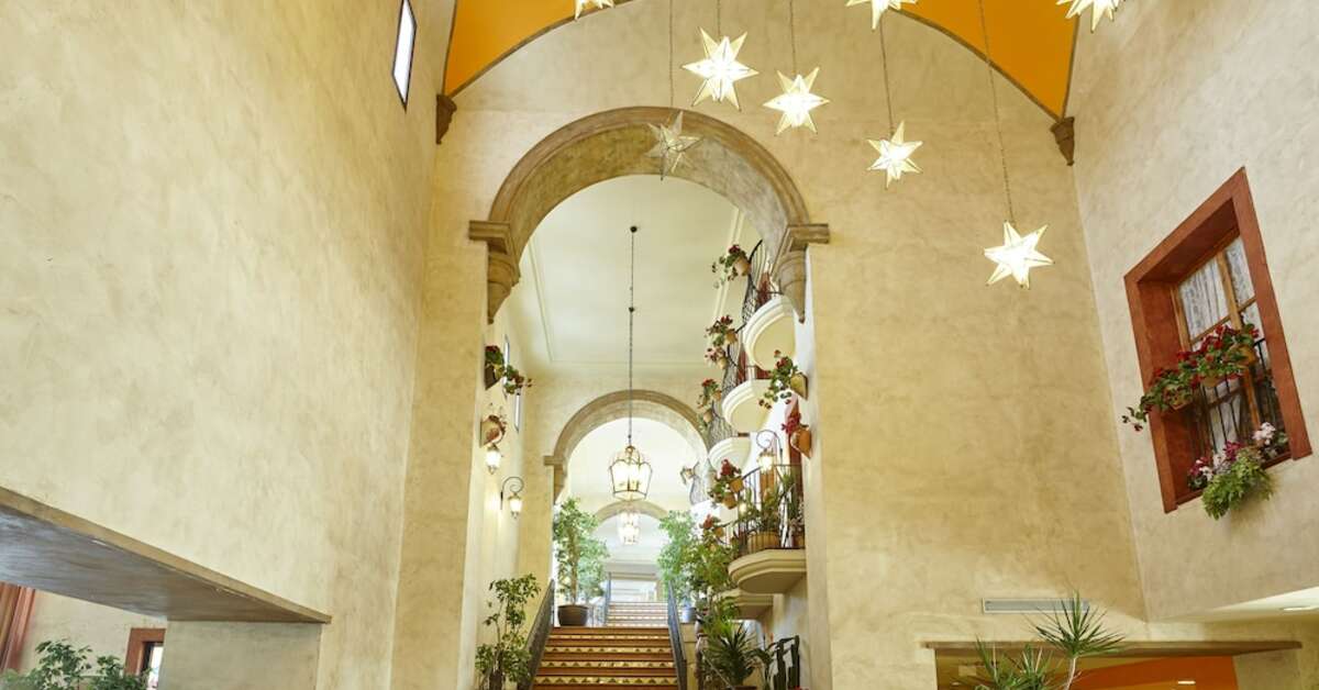 Een foto van het interieur van PortAventura Hotel El Paso