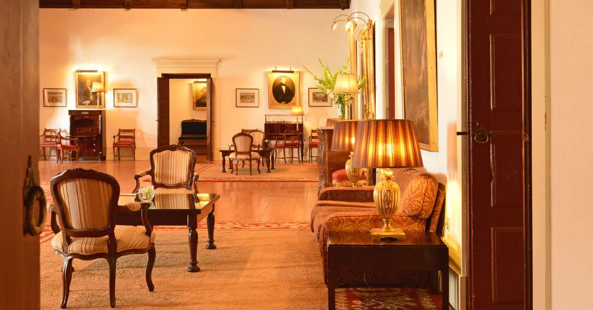 Een foto van het interieur van Pousada Mosteiro Guimaraes
