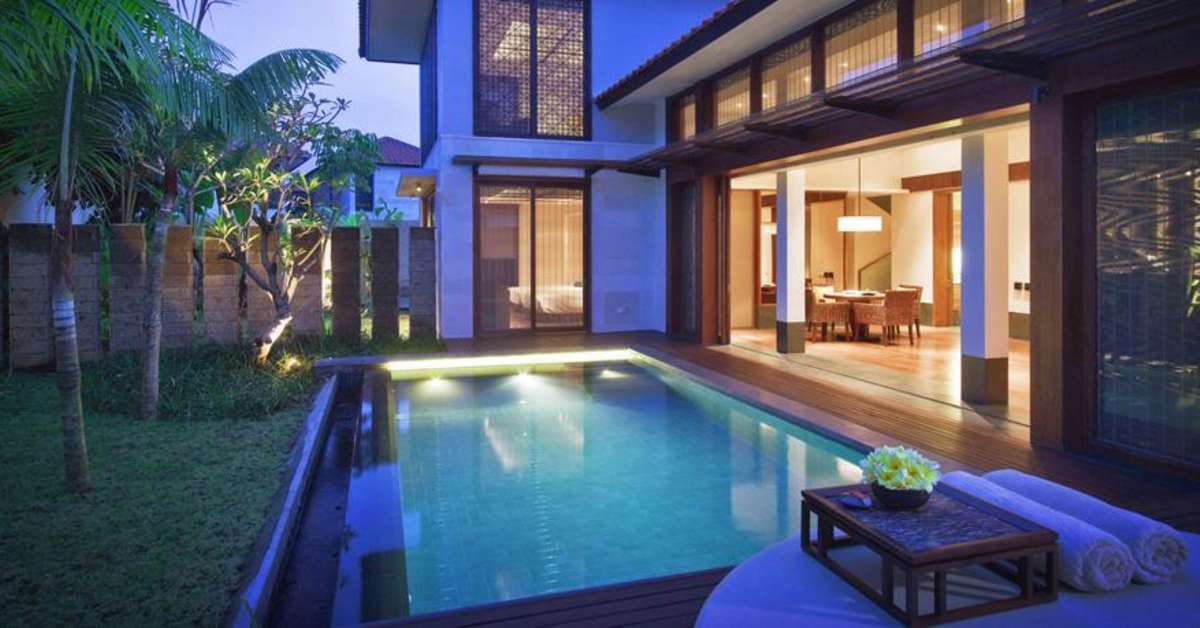 Een foto van het zwembad bij InterContinental Bali Sanur Resort